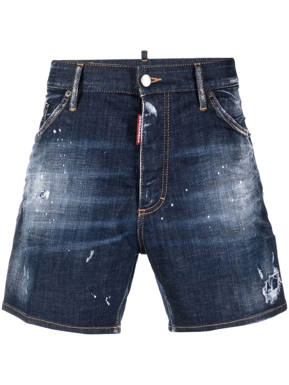 DSQUARED2 distressed denim shorts - Blue von DSQUARED2