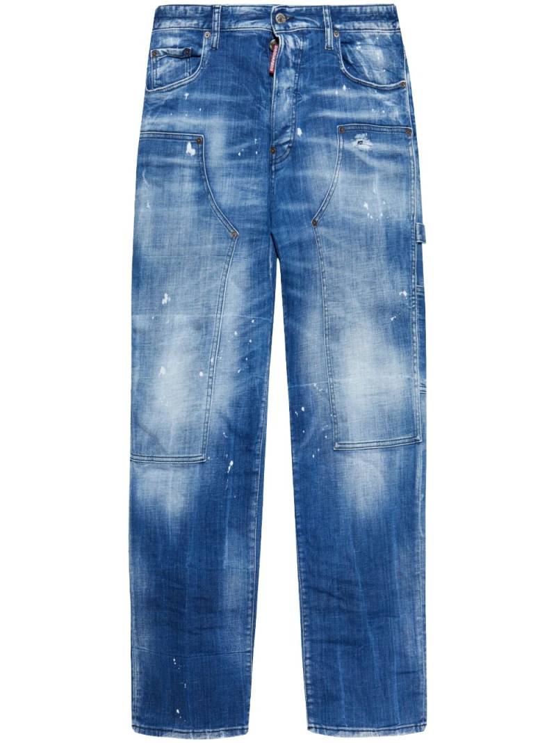 DSQUARED2 distressed jeans - Blue von DSQUARED2