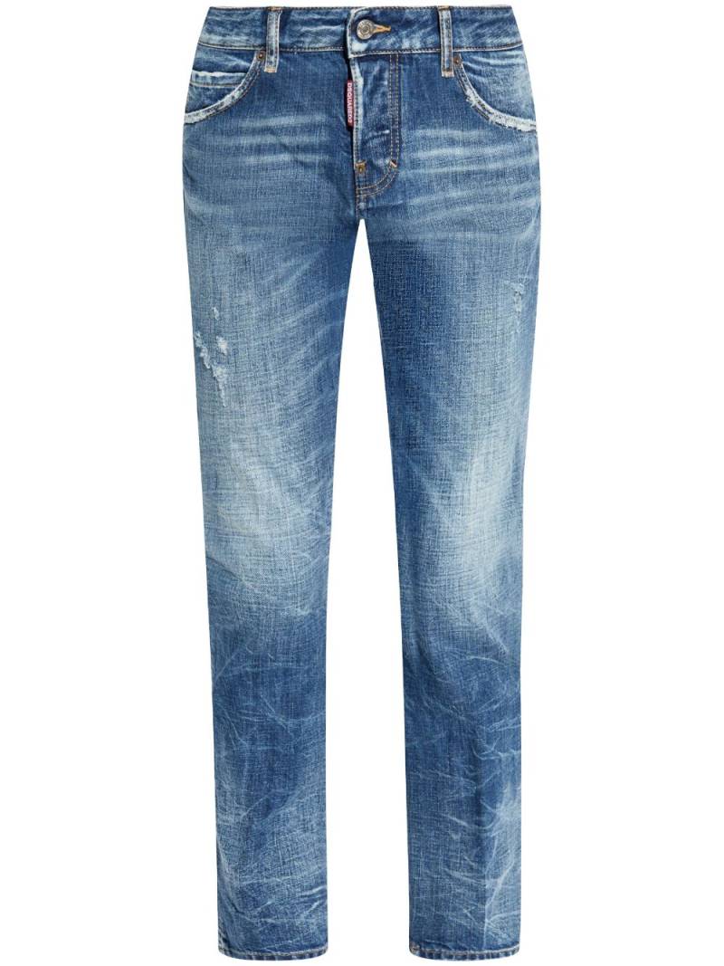 DSQUARED2 faded tapered jeans - Blue von DSQUARED2