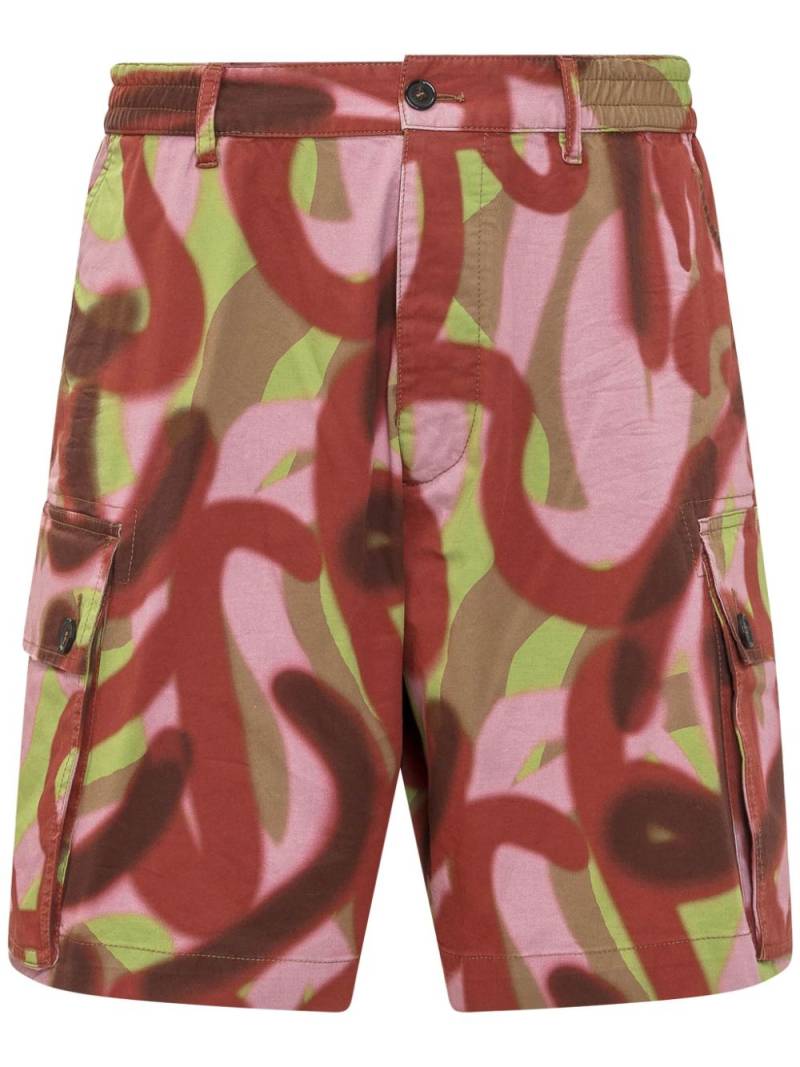 DSQUARED2 fully-printed bermuda shorts - Pink von DSQUARED2