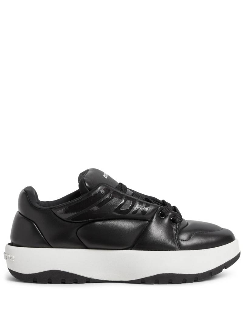 DSQUARED2 inflated-effect low-top sneakers - Black von DSQUARED2