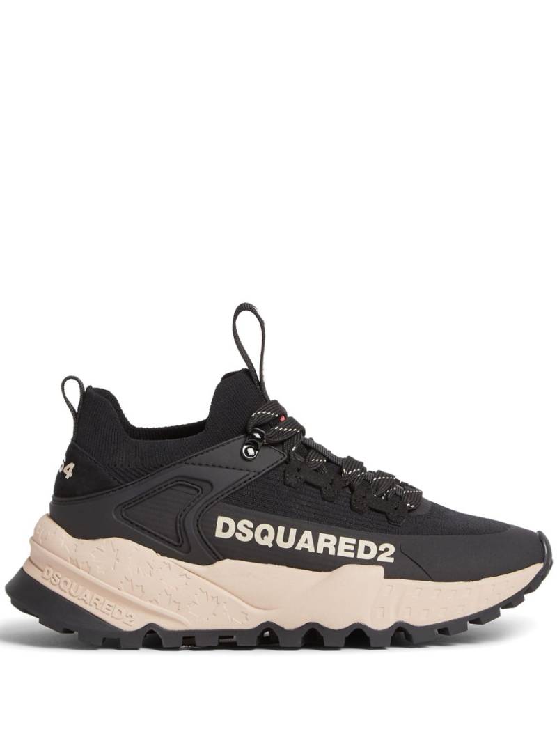 DSQUARED2 lace-up low-top sneakers - Black von DSQUARED2