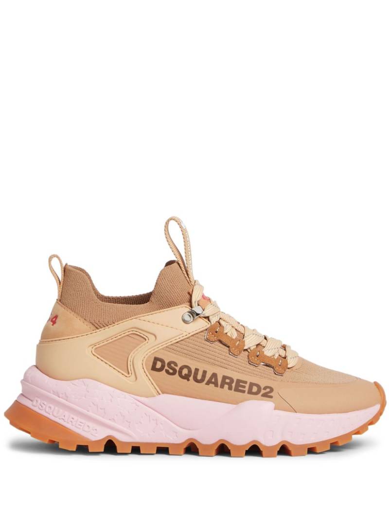 DSQUARED2 lace-up low-top sneakers - Neutrals von DSQUARED2