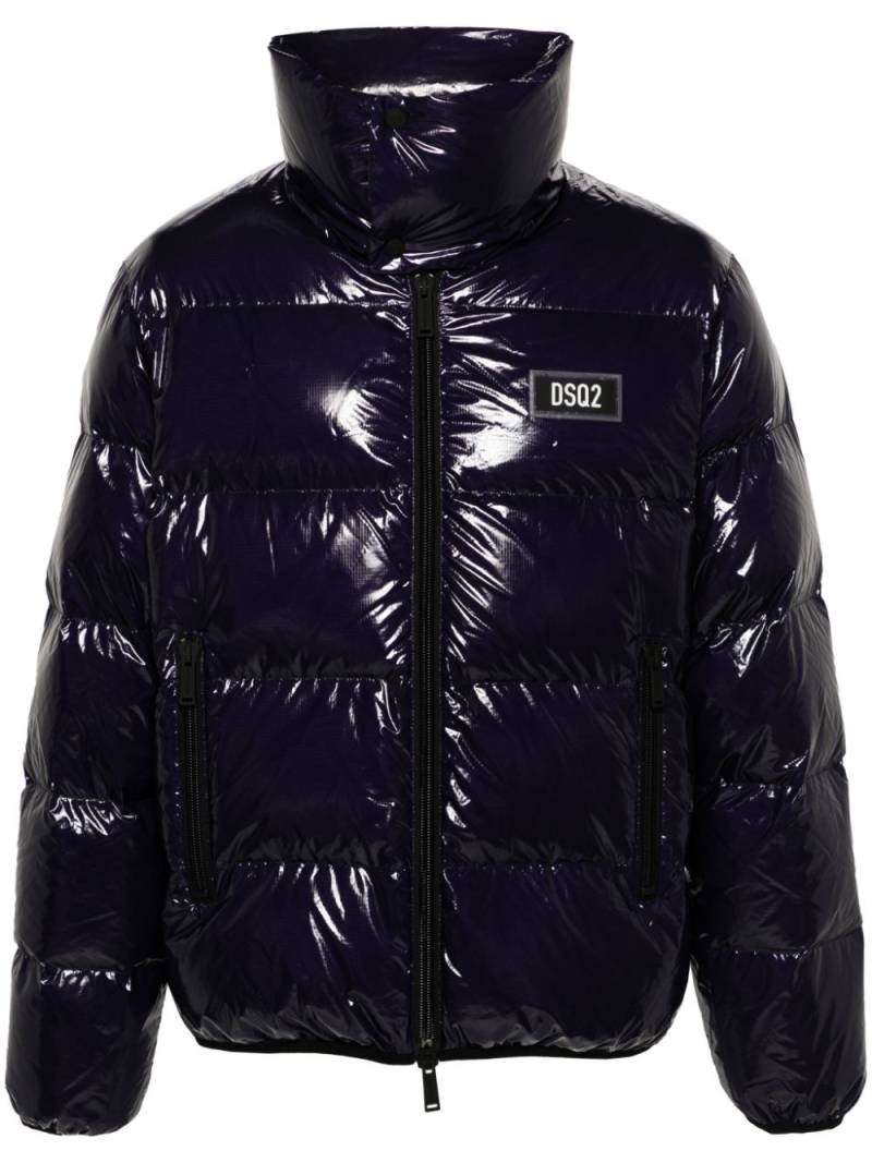 DSQUARED2 light down jacket - Blue von DSQUARED2