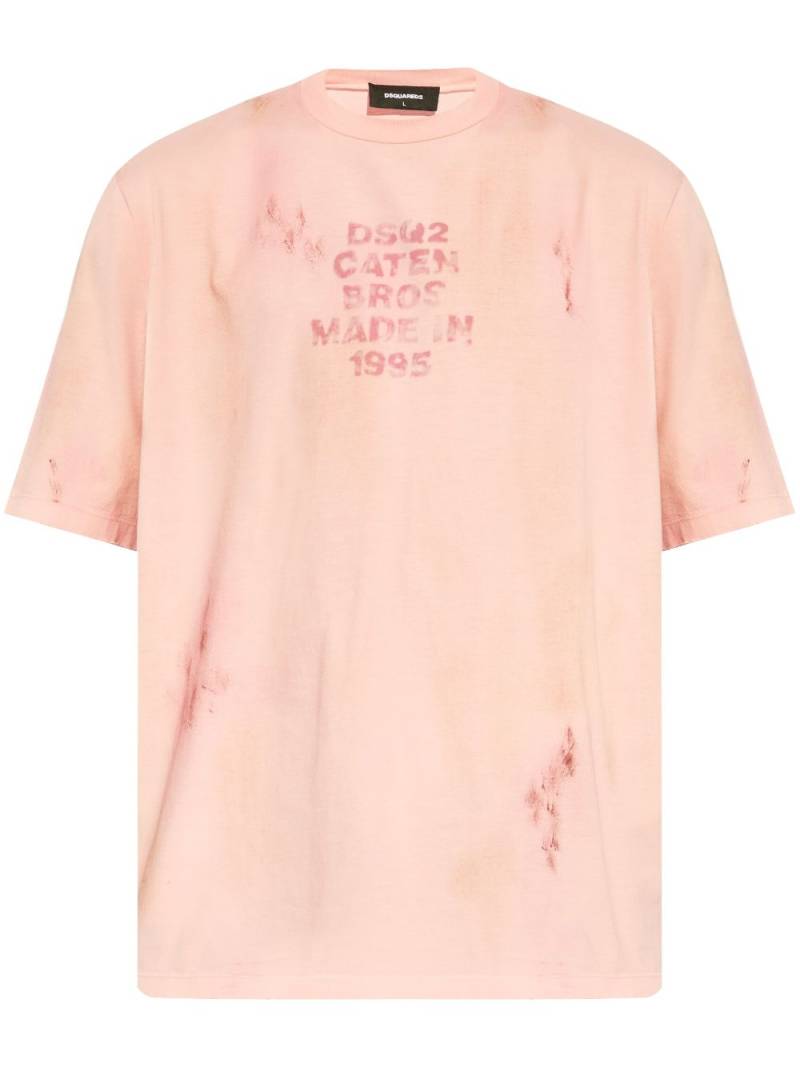 DSQUARED2 logo T-shirt - Pink von DSQUARED2