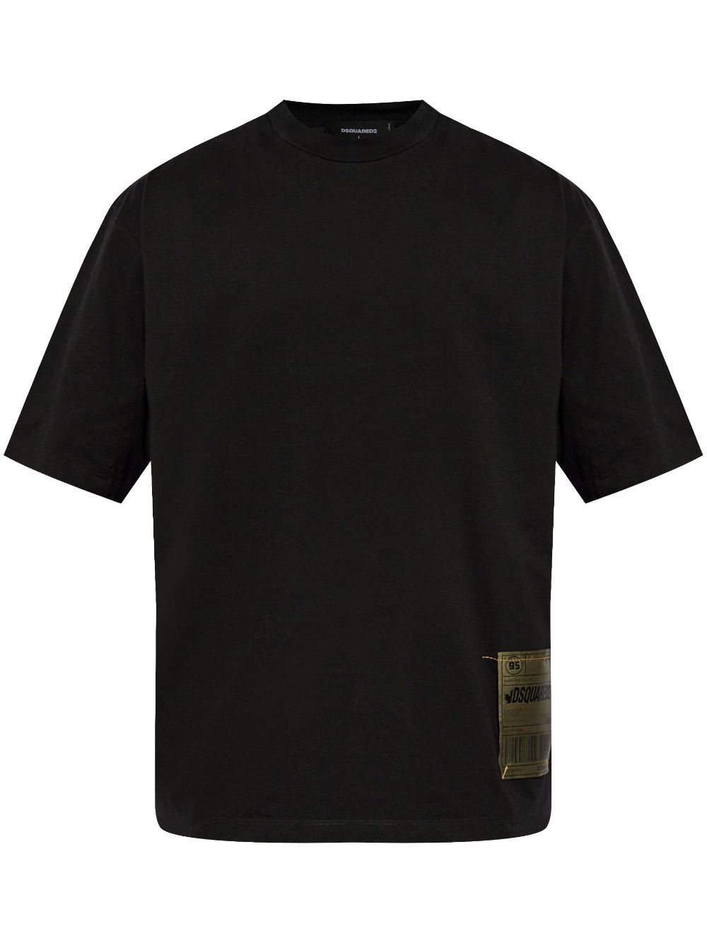 DSQUARED2 logo-appliqué T-shirt - Black von DSQUARED2