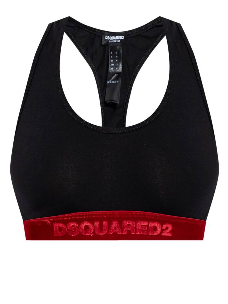 DSQUARED2 logo bra - Black von DSQUARED2