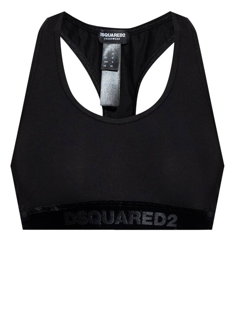 DSQUARED2 logo bra - Black von DSQUARED2