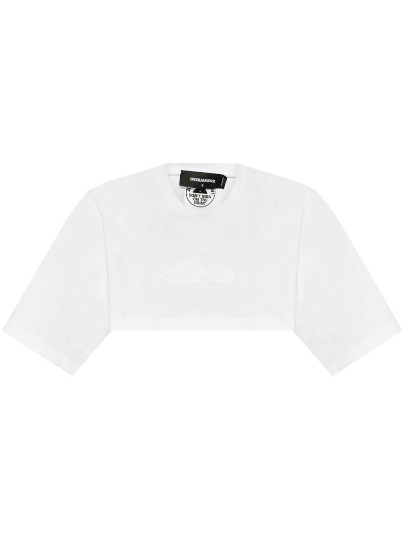 DSQUARED2 logo-embossed T-shirt - White von DSQUARED2