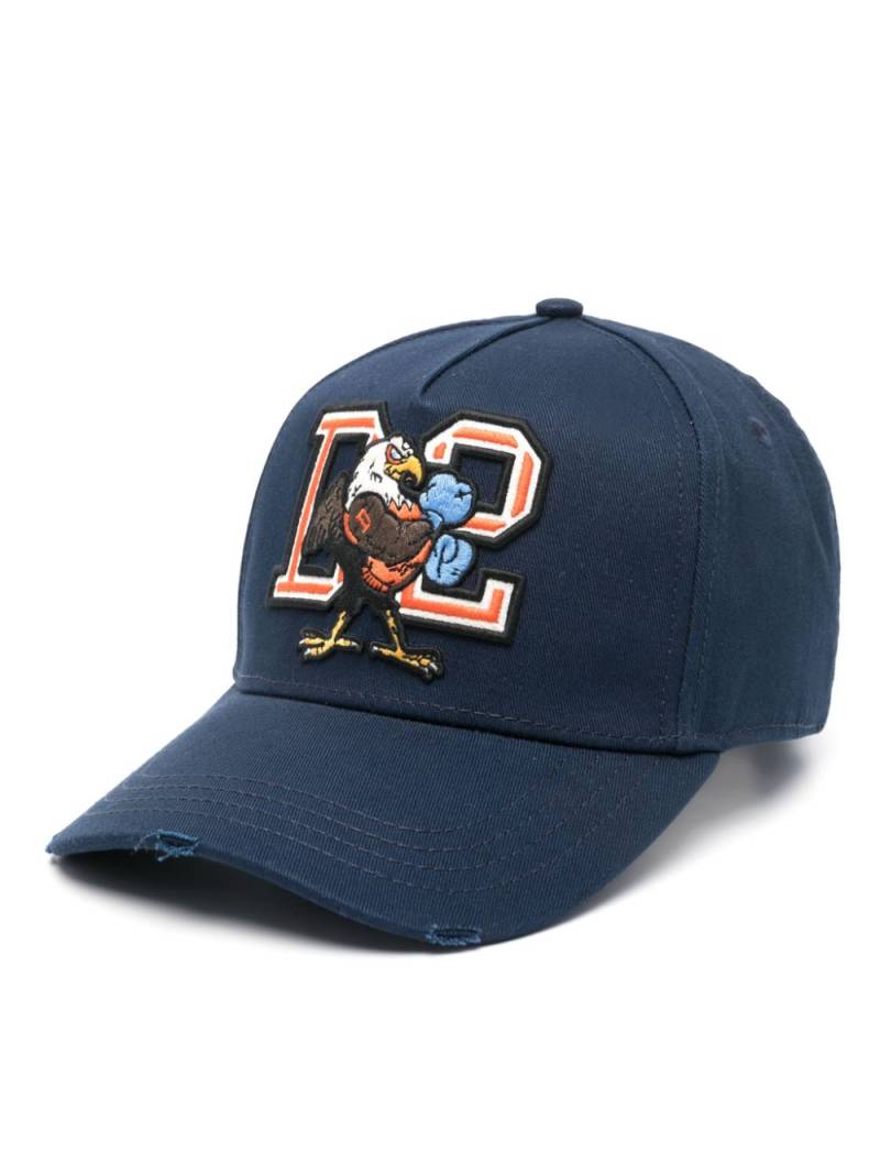 DSQUARED2 logo-patch baseball cap - Blue von DSQUARED2