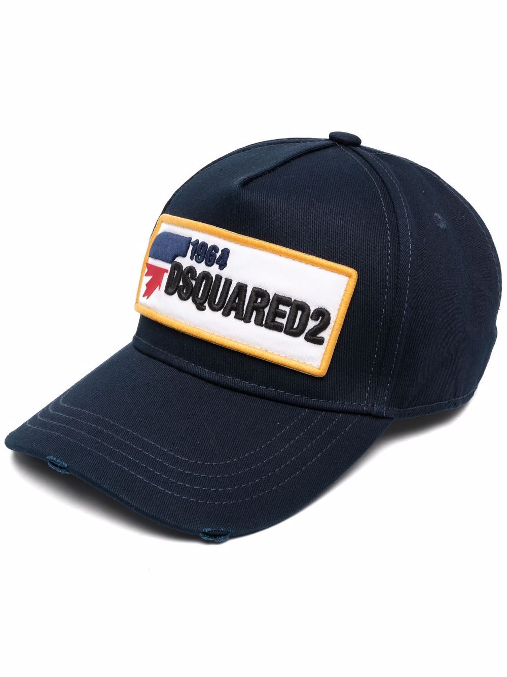 DSQUARED2 logo-patch baseball cap - Blue von DSQUARED2