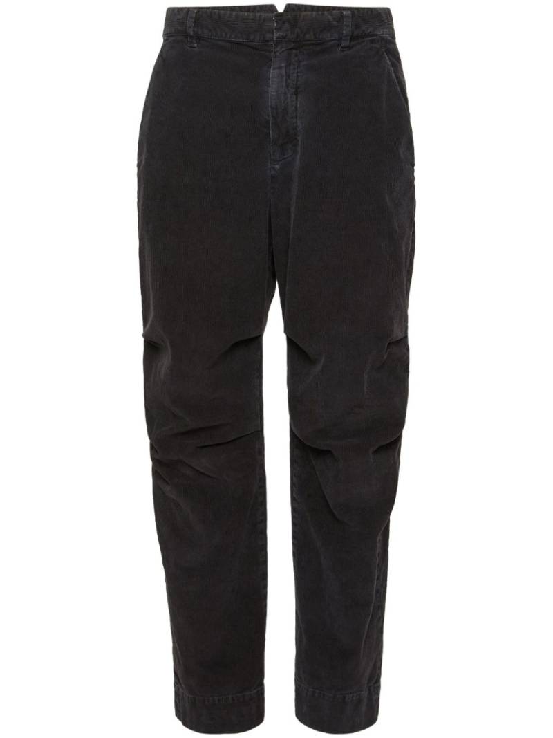 DSQUARED2 logo-plaque straight-leg jeans - Black von DSQUARED2