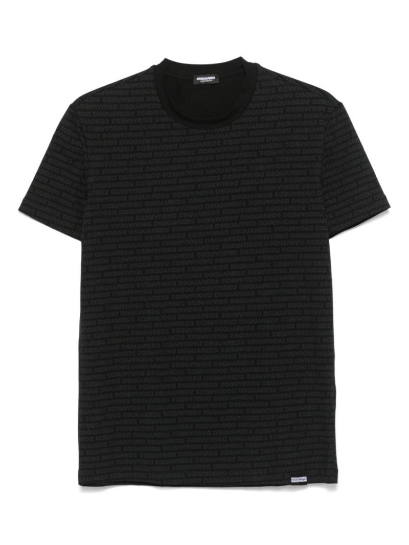 DSQUARED2 logo-print T-shirt - Black von DSQUARED2