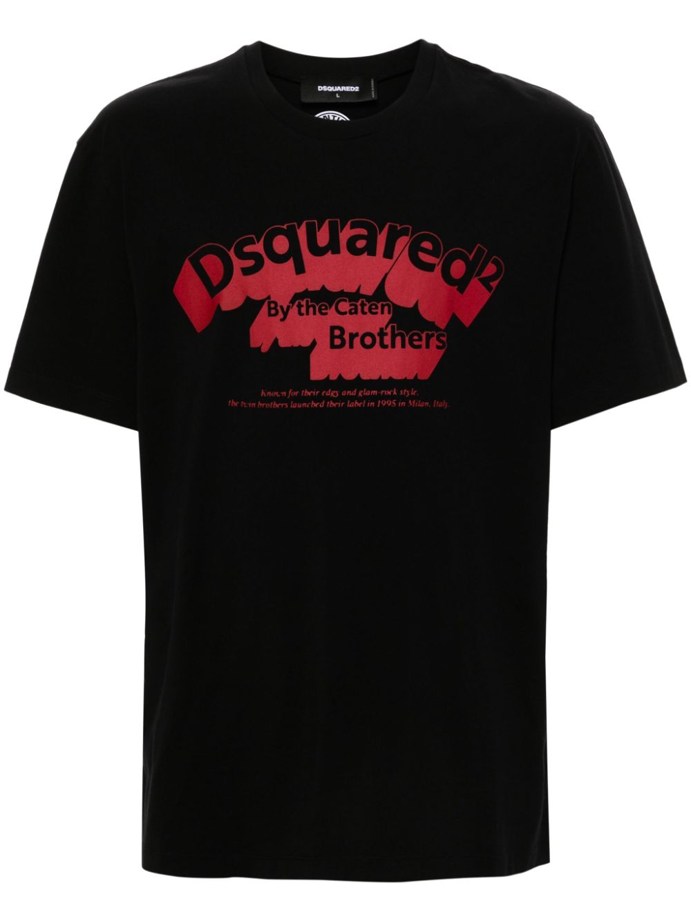 DSQUARED2 logo-print T-shirt - Black von DSQUARED2