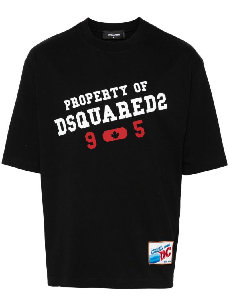 DSQUARED2 logo-print T-shirt - Black von DSQUARED2