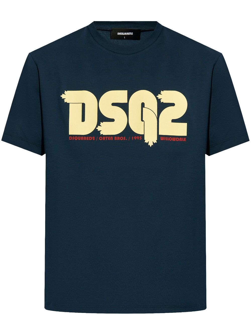 DSQUARED2 logo-print T-shirt - Blue von DSQUARED2