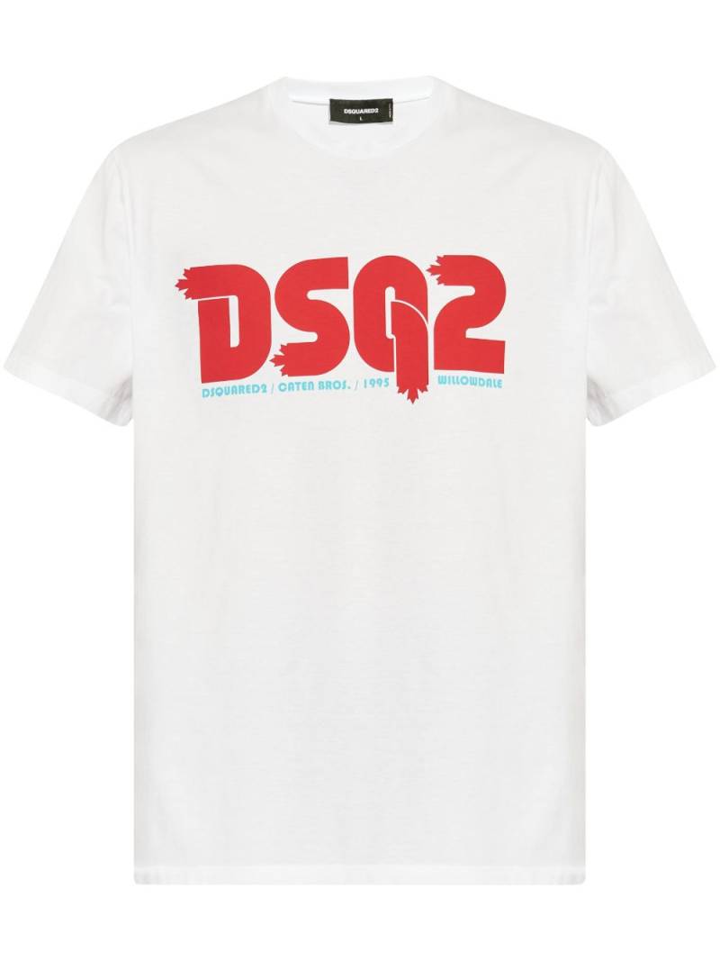 DSQUARED2 logo-print T-shirt - White von DSQUARED2