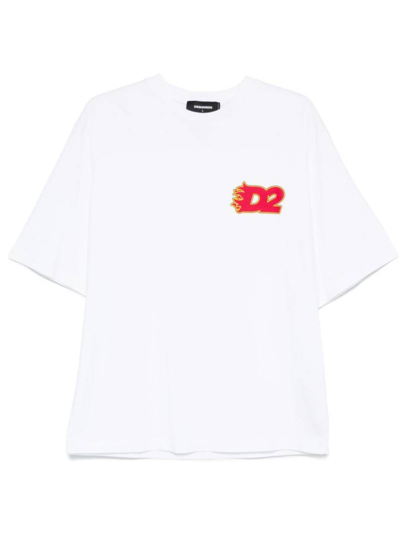 DSQUARED2 logo-print T-shirt - White von DSQUARED2