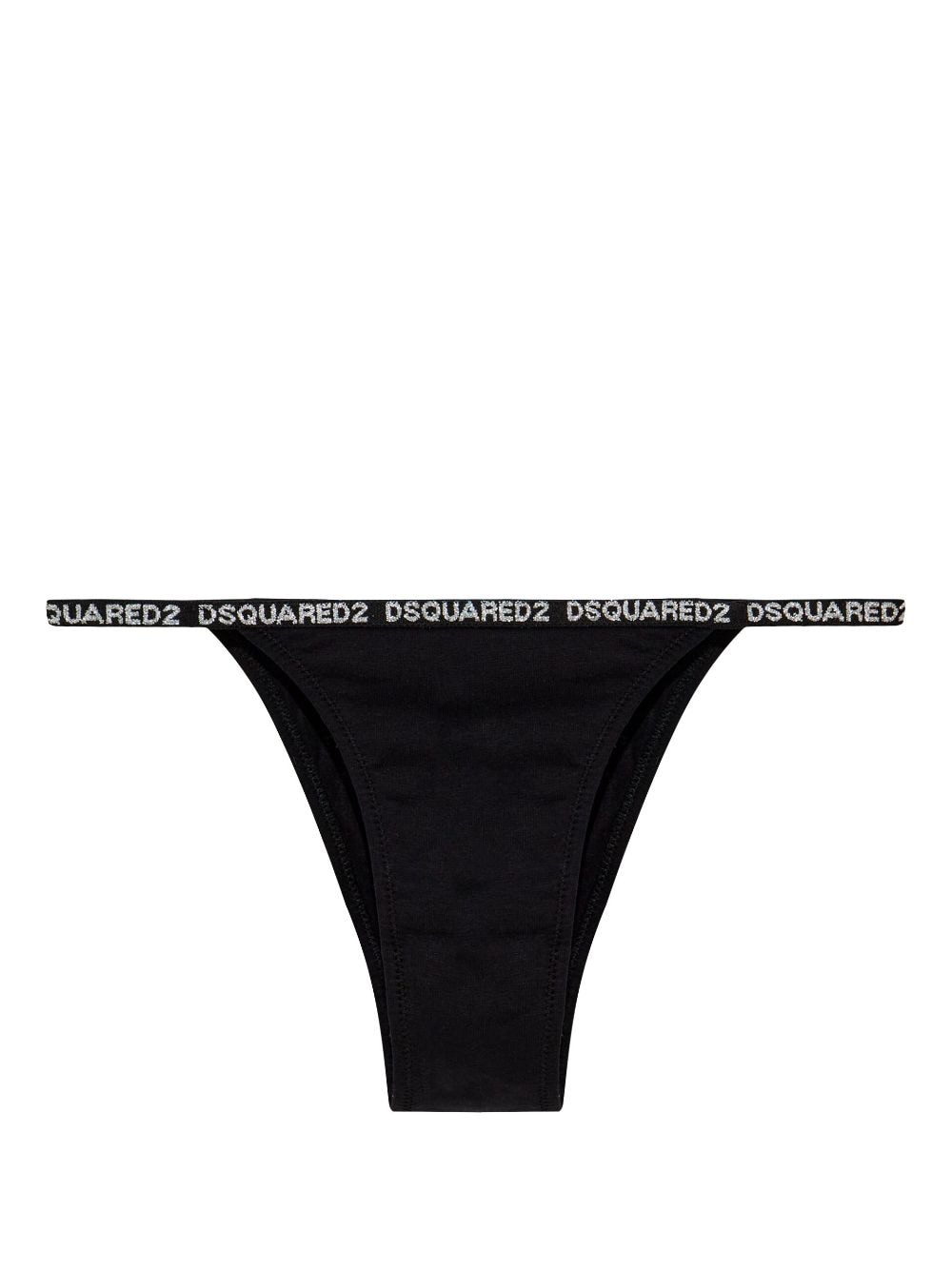 DSQUARED2 logo-print briefs - Black von DSQUARED2