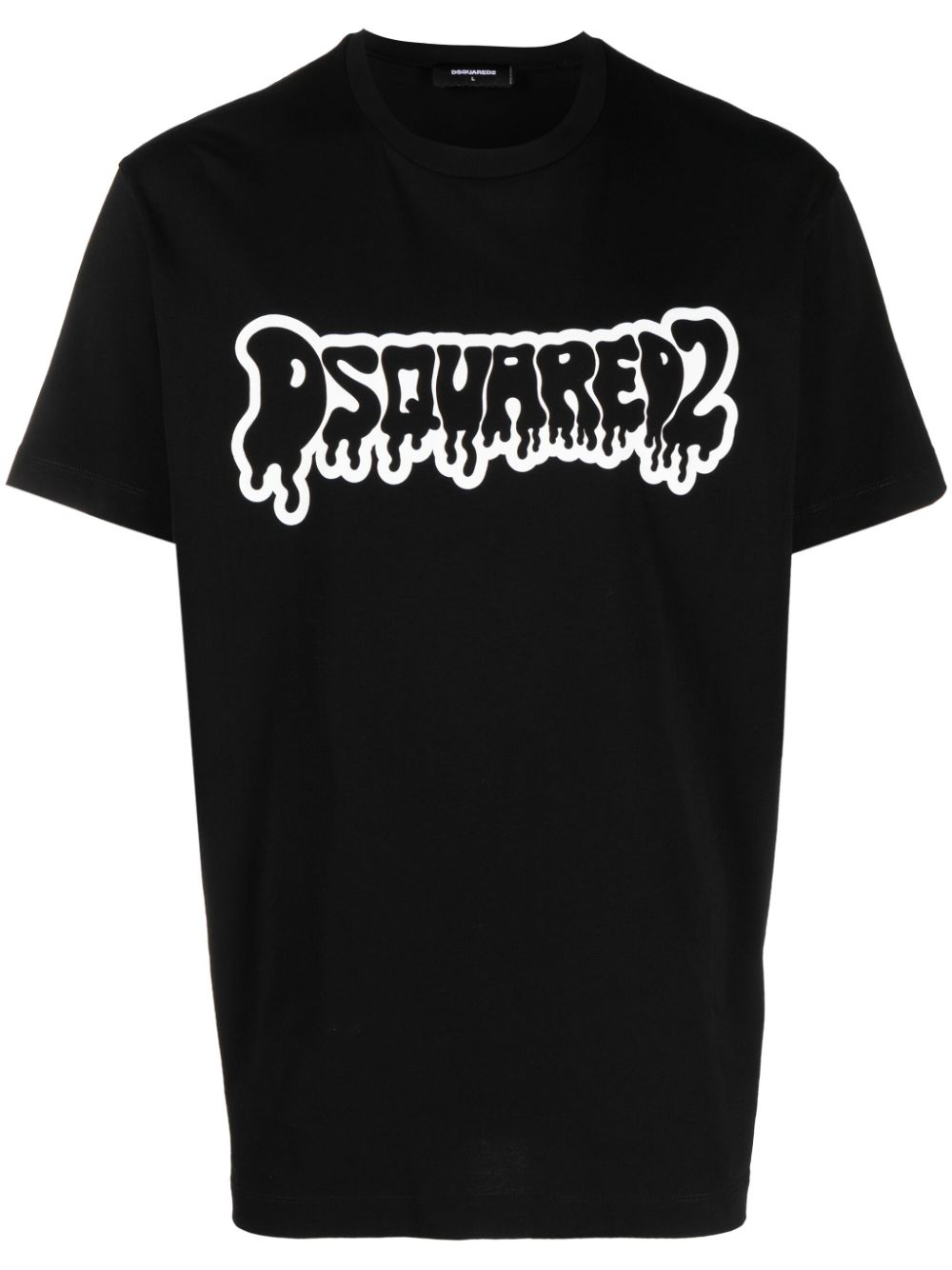 DSQUARED2 logo-print cotton T-shirt - Black von DSQUARED2