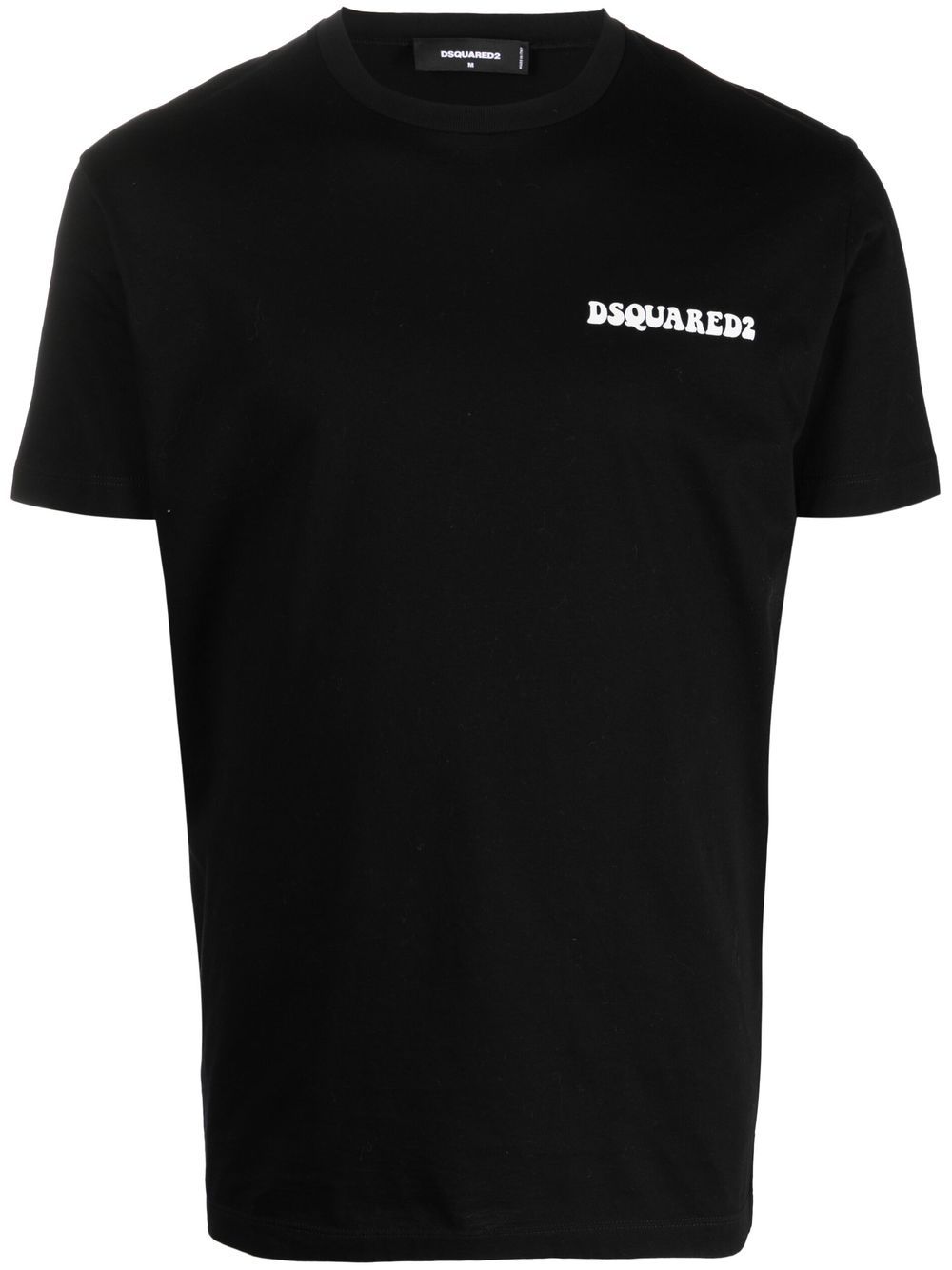 DSQUARED2 logo-print cotton T-shirt - Black von DSQUARED2