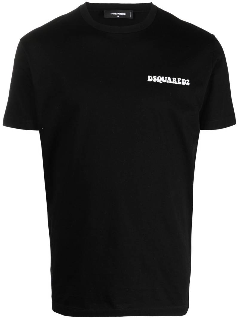 DSQUARED2 logo-print cotton T-shirt - Black von DSQUARED2