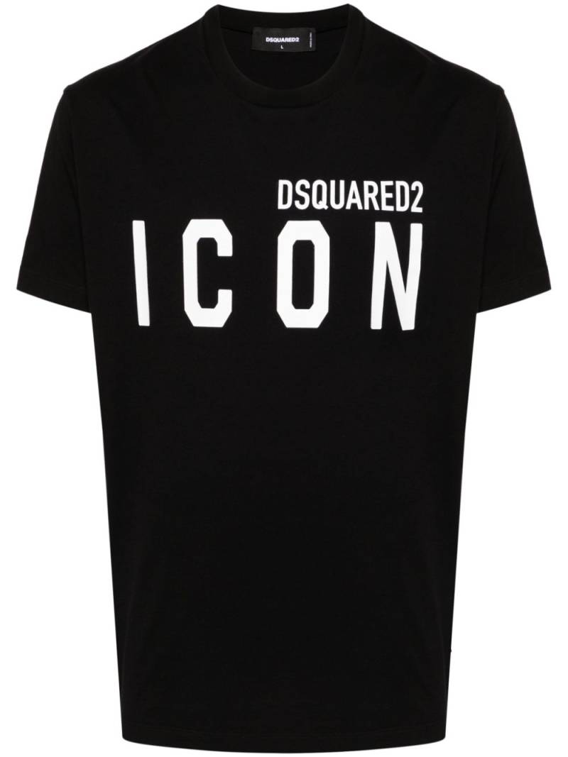 DSQUARED2 logo-print cotton T-shirt - Black von DSQUARED2