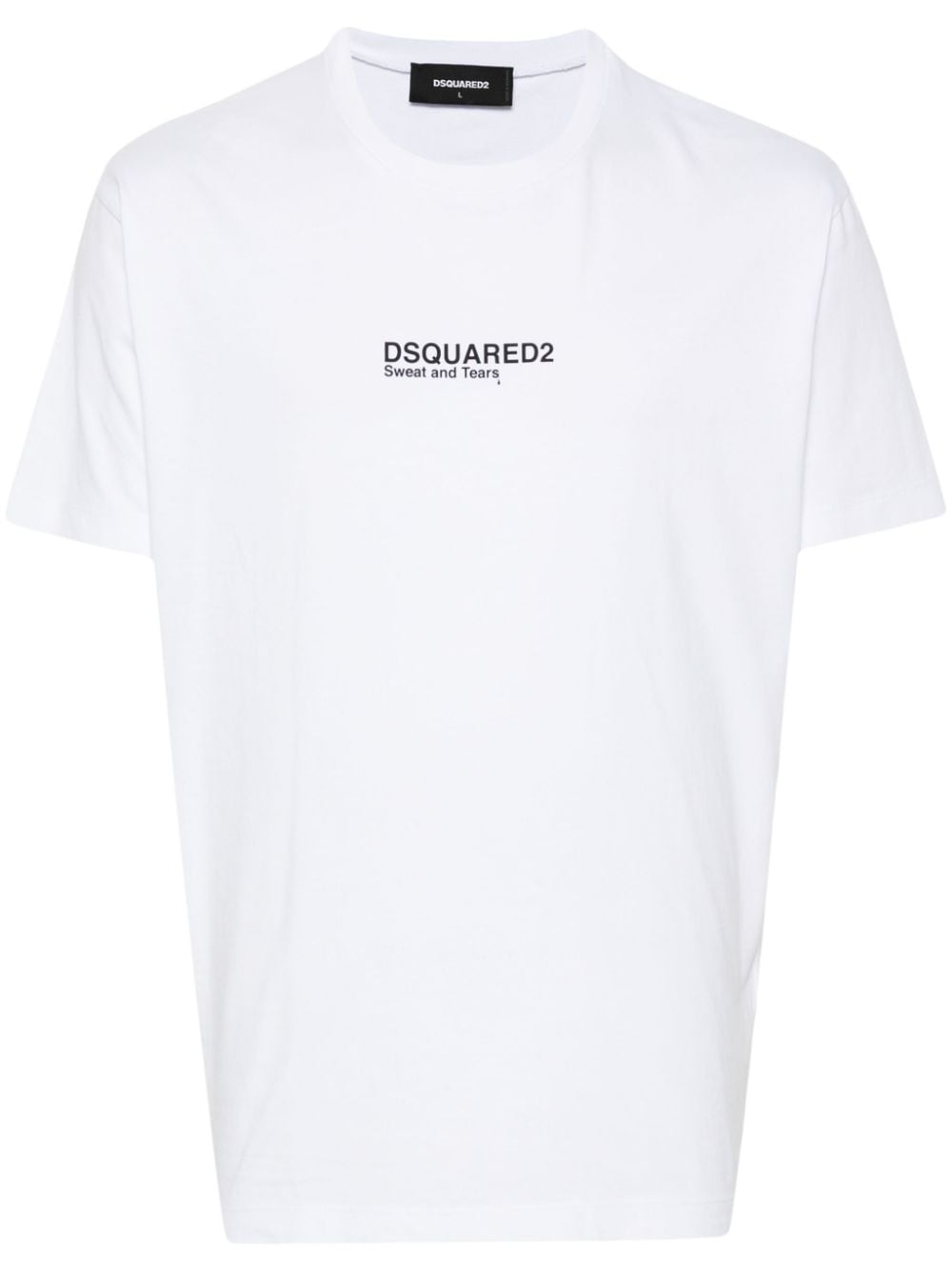 DSQUARED2 logo-print cotton T-shirt - White von DSQUARED2