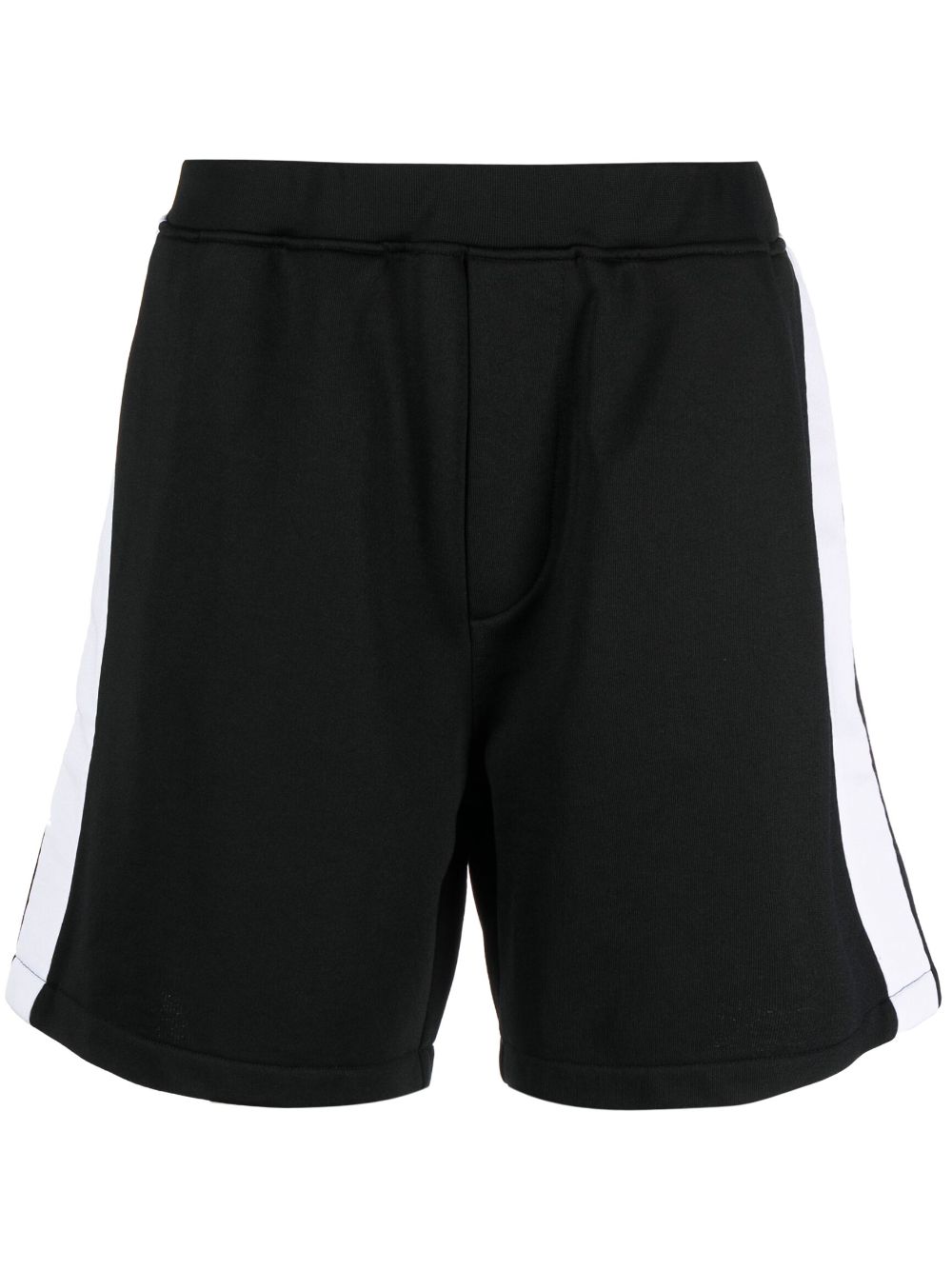 DSQUARED2 logo-print cotton shorts - Black von DSQUARED2