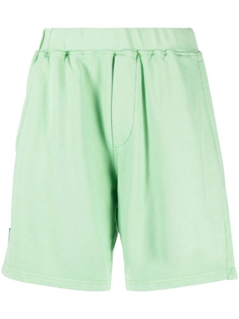 DSQUARED2 logo-print cotton shorts - Green von DSQUARED2