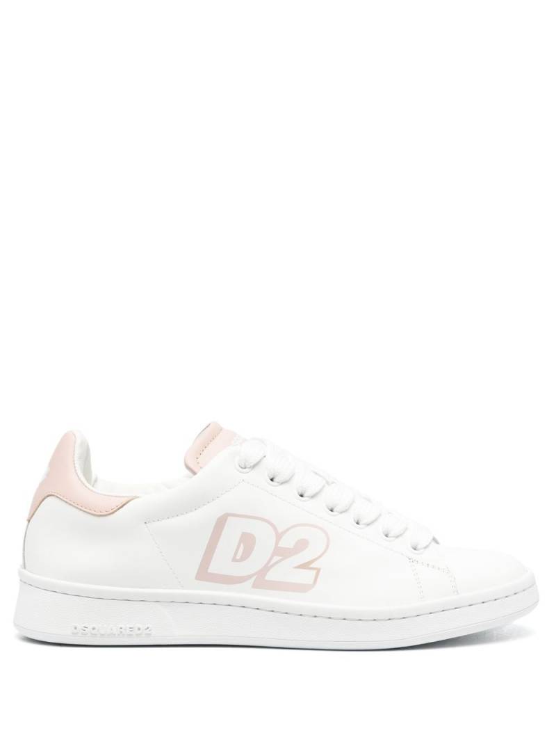 DSQUARED2 logo-print low-top sneakers - White von DSQUARED2