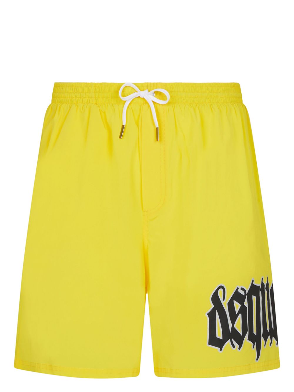 DSQUARED2 logo-print swim shorts - Yellow von DSQUARED2