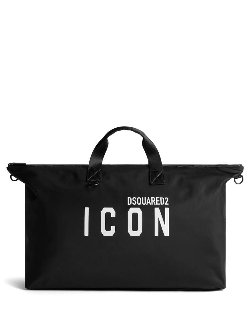 DSQUARED2 logo-print tote bag - Black von DSQUARED2