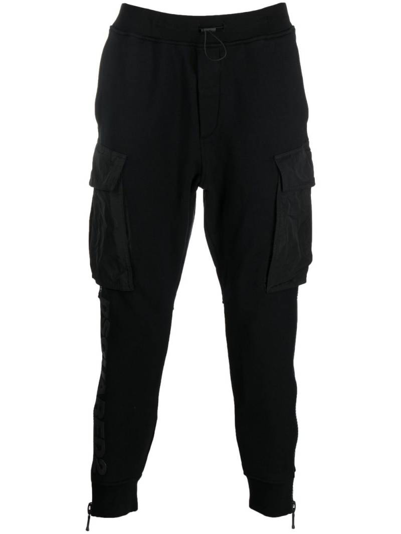 DSQUARED2 logo-print track pants - Black von DSQUARED2