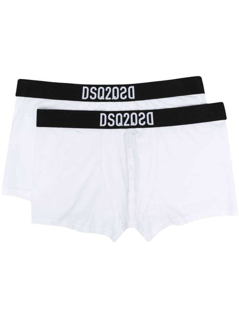 DSQUARED2 logo-waistband boxers - White von DSQUARED2