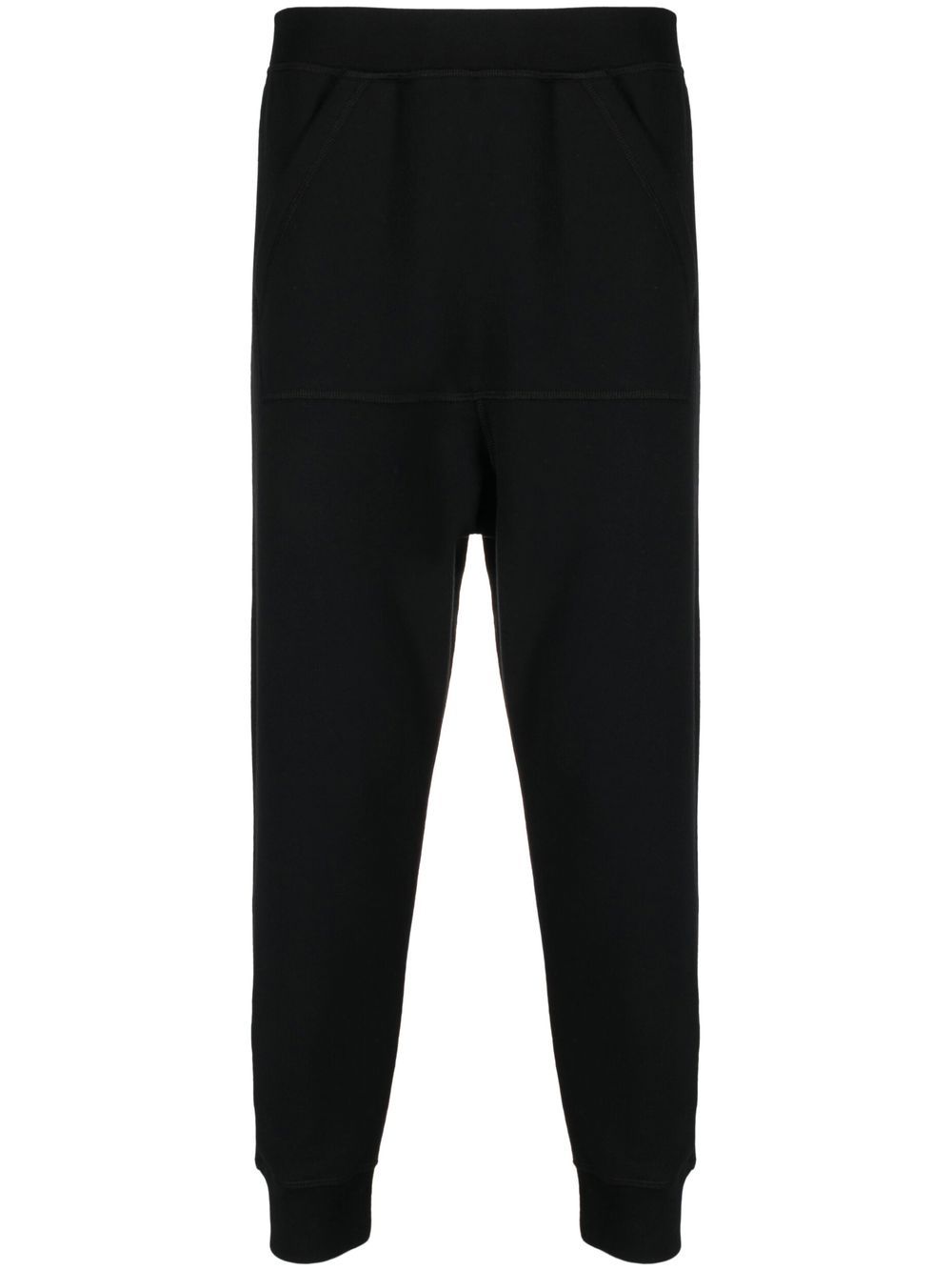 DSQUARED2 low-rise cotton track pant - Black von DSQUARED2