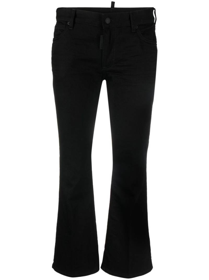 DSQUARED2 low-rise flared jeans - Black von DSQUARED2