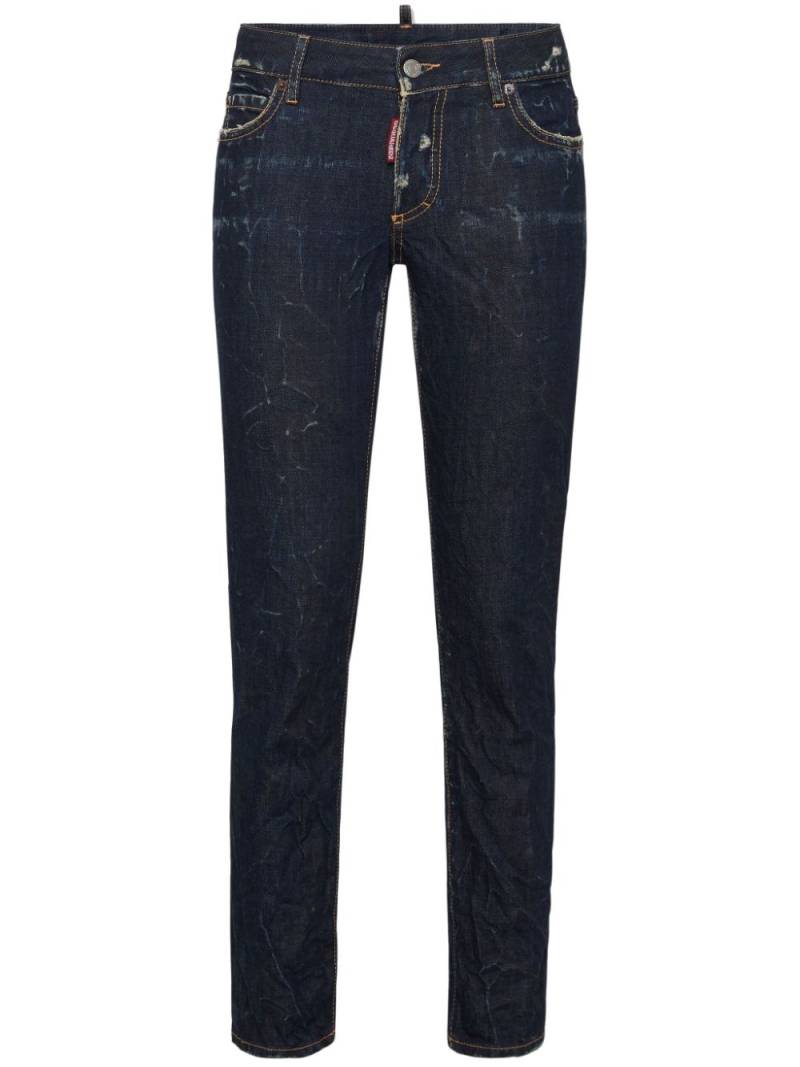 DSQUARED2 low-rise slim-cut jeans - Blue von DSQUARED2