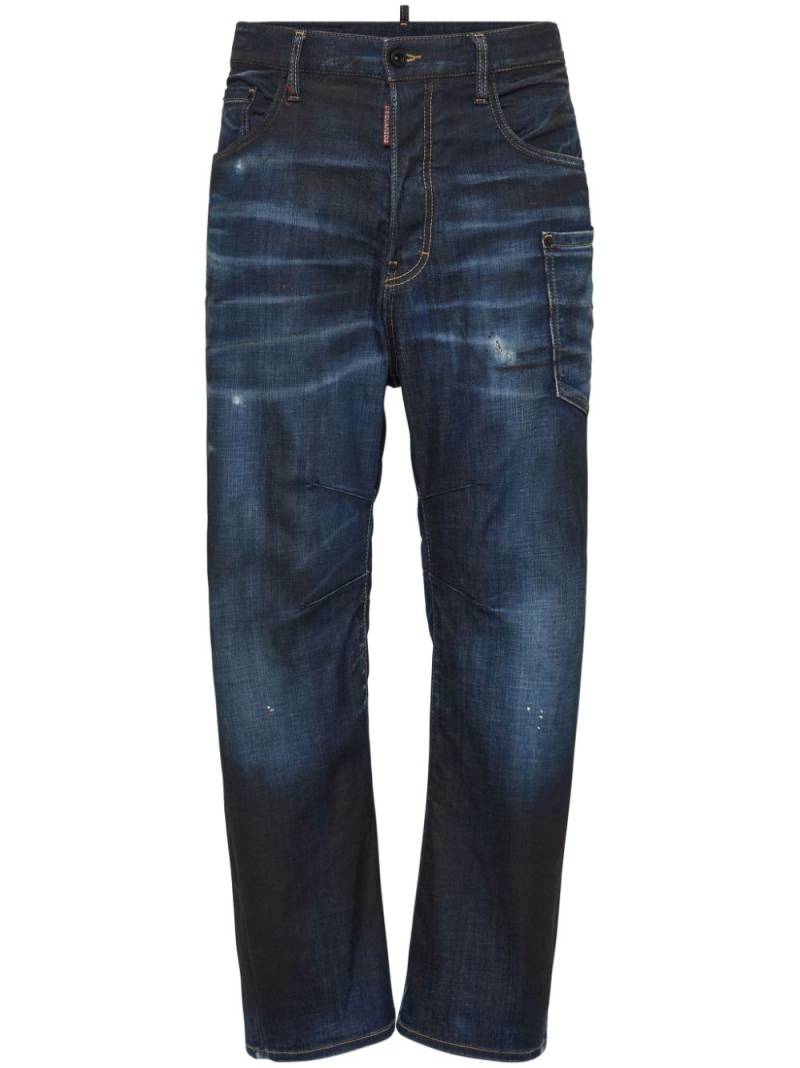 DSQUARED2 mid-rise straight-leg jeans - Blue von DSQUARED2