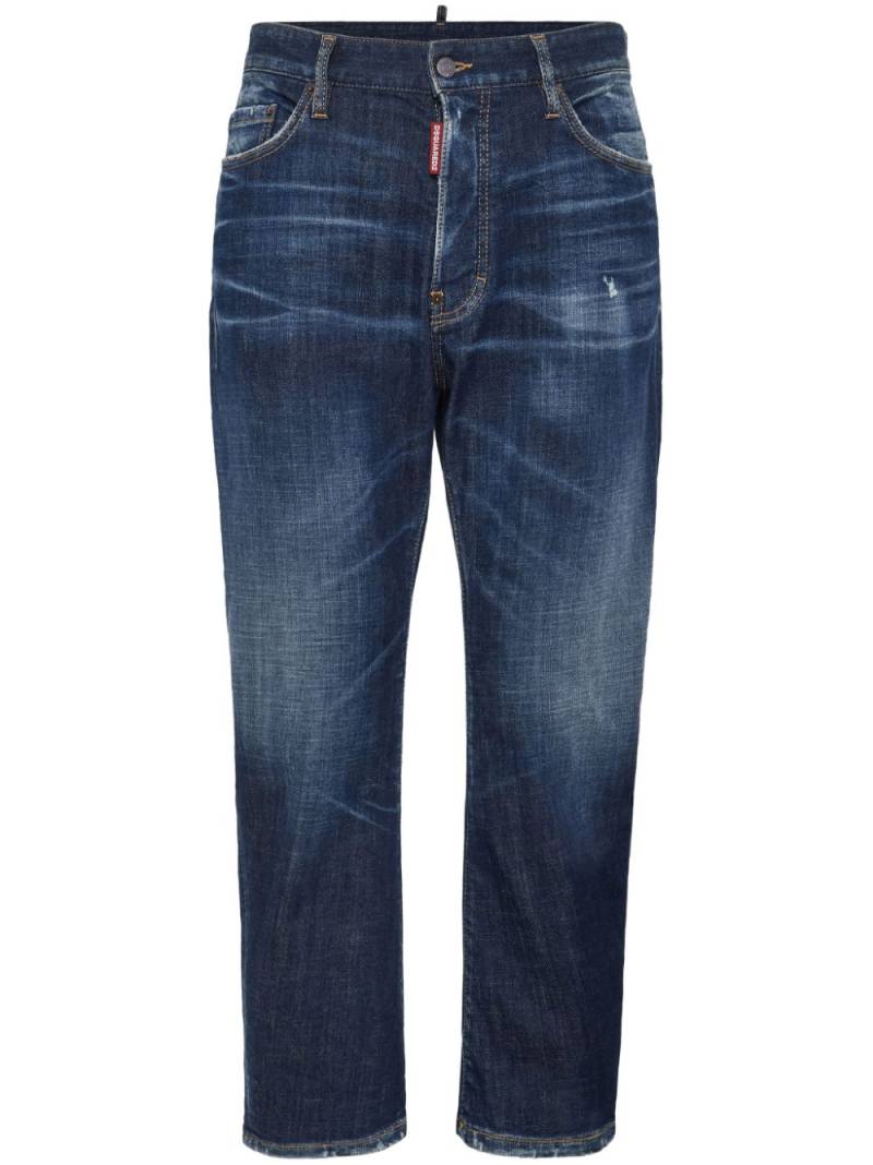 DSQUARED2 mid-rise straight-leg jeans - Blue von DSQUARED2