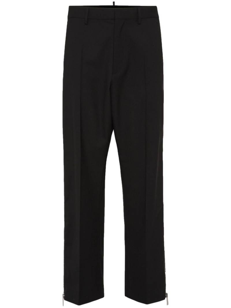 DSQUARED2 pleat-detail tailored trousers - Black von DSQUARED2