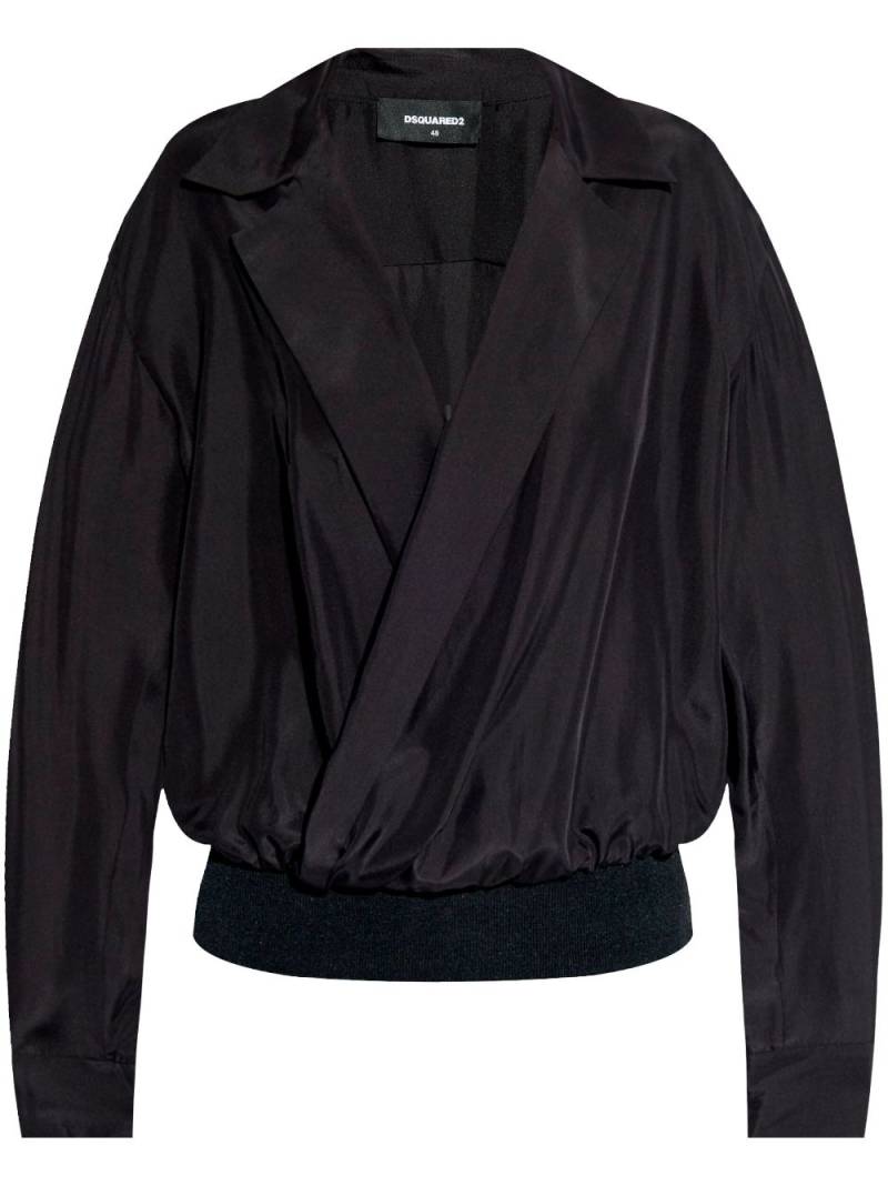 DSQUARED2 silk blouse - Black von DSQUARED2