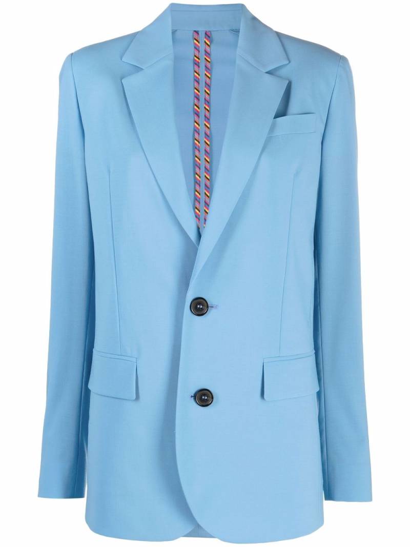 DSQUARED2 single-breasted button-front blazer - Blue von DSQUARED2