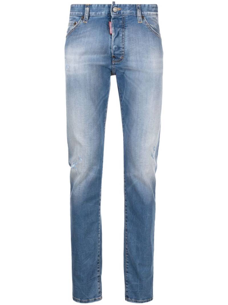 DSQUARED2 slim-cut light-wash jeans - Blue von DSQUARED2