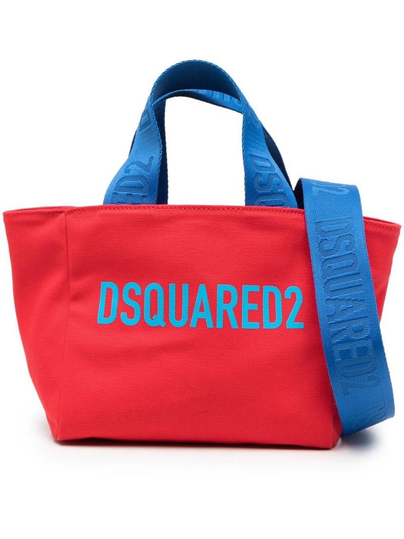 DSQUARED2 small logo print tote bag von DSQUARED2