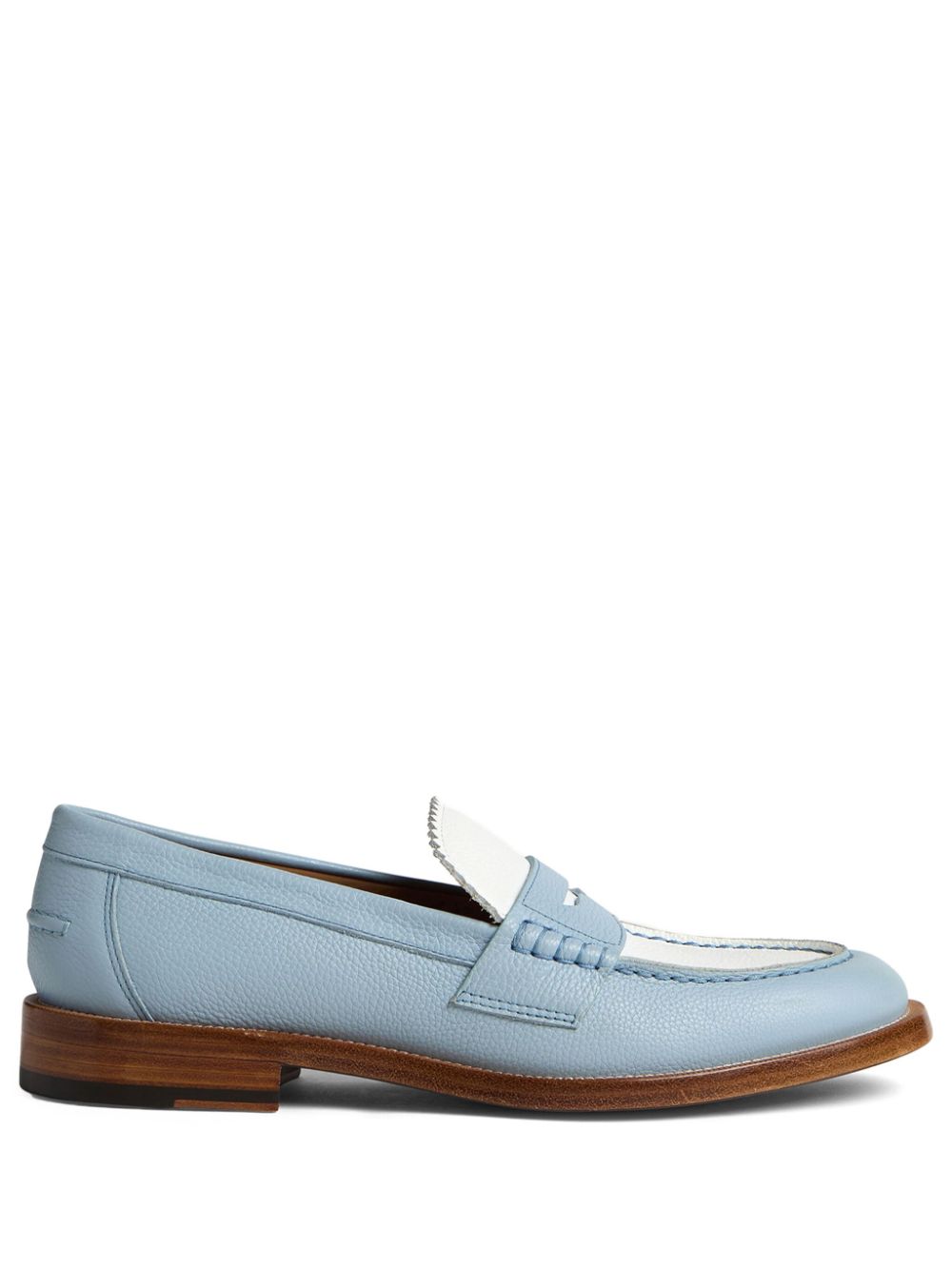 DSQUARED2 two-tone leather loafers - Blue von DSQUARED2