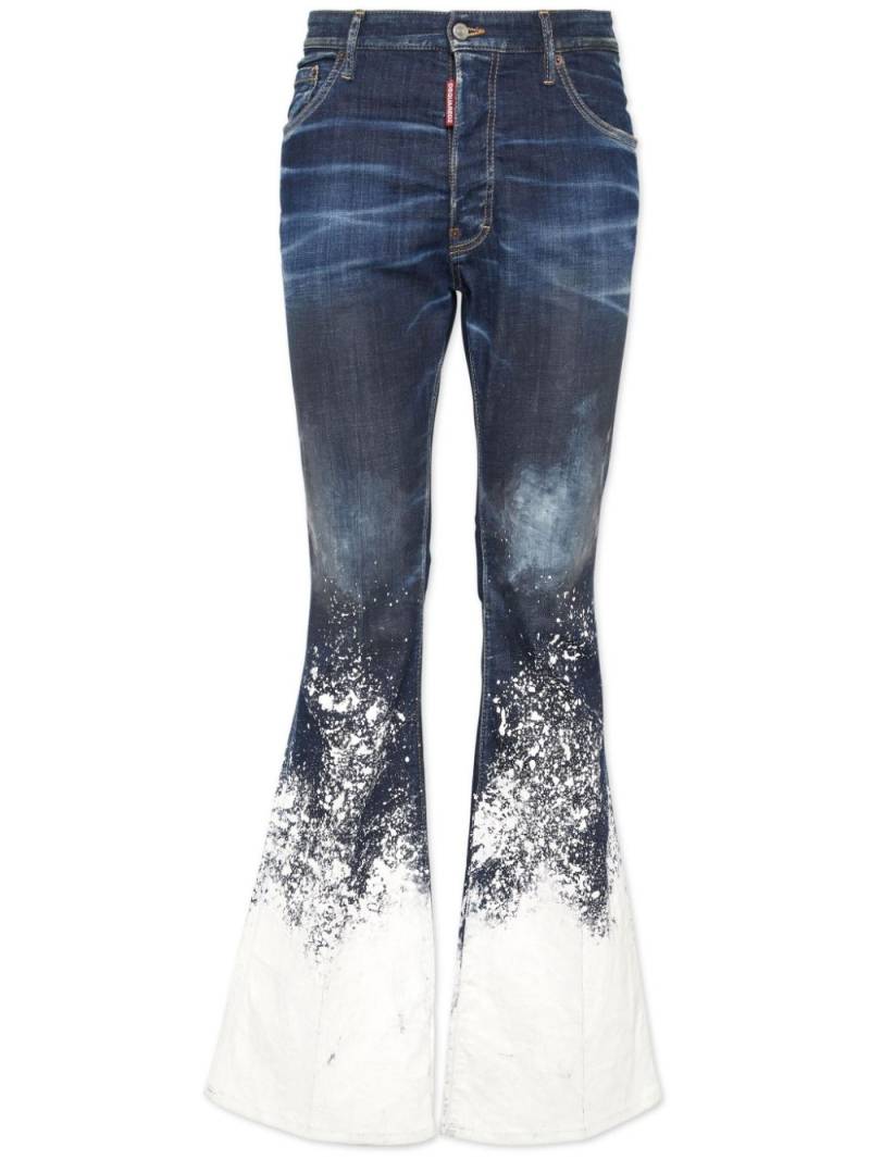 DSQUARED2 washed flared jeans - Blue von DSQUARED2