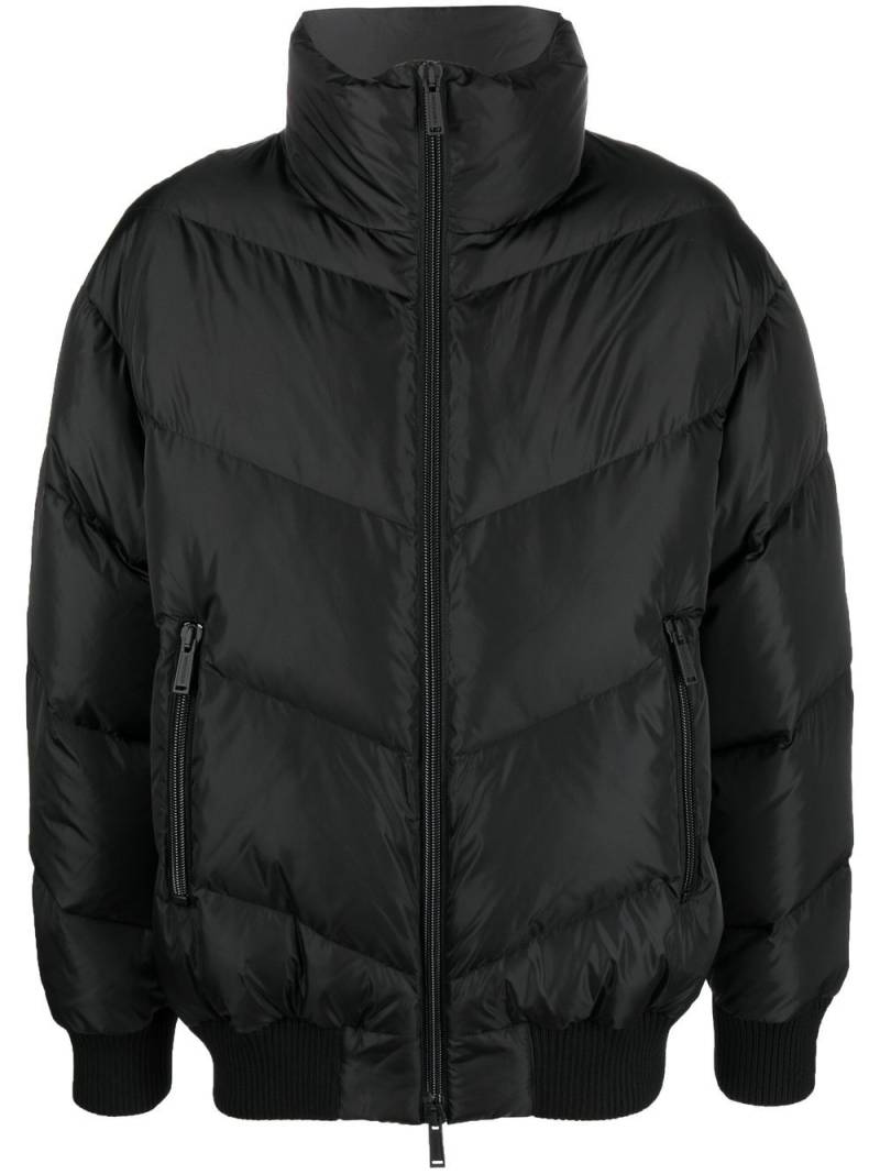 DSQUARED2 zipped-up padded coat - Black von DSQUARED2