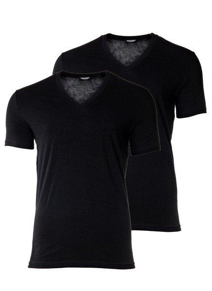 T-shirt 2er Pack Bequem Sitzend Herren Schwarz XL von DSQUARED2