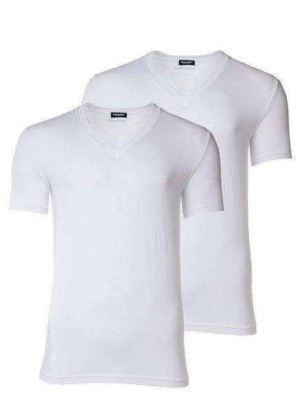 T-shirt 2er Pack Bequem Sitzend Herren Weiss L von DSQUARED2